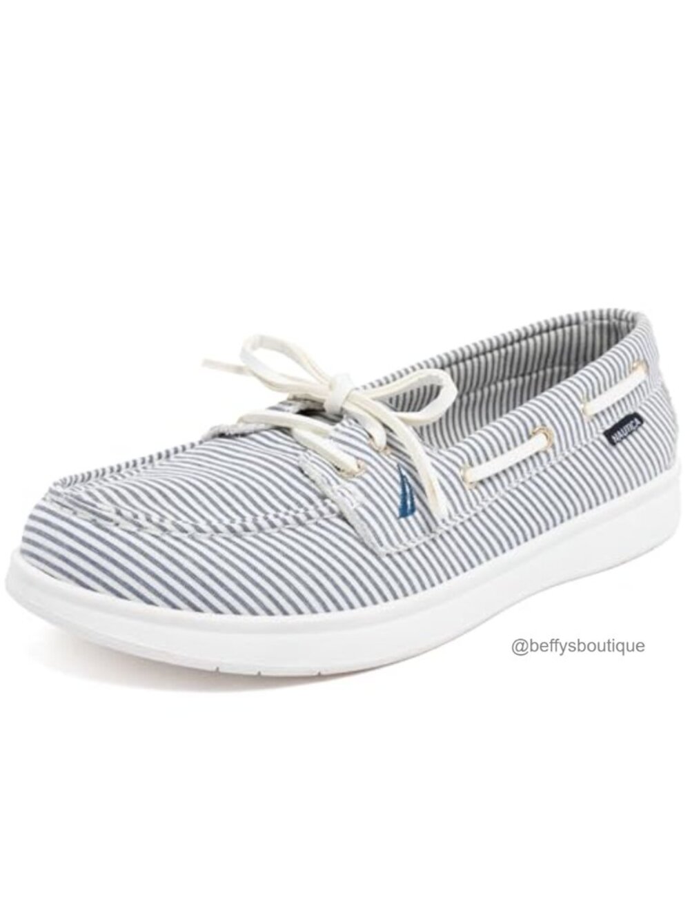 Nautica Women's Boat Shoes Moc-Toe Loafers Cushioned Slip-On Casual